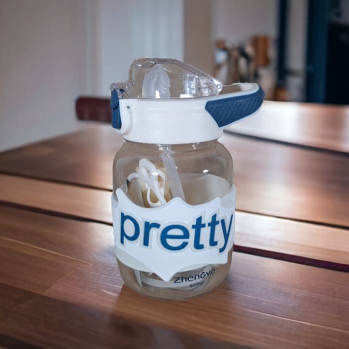 قمقمه ۶۵۰ میلی لیتر Pretty (سفید)